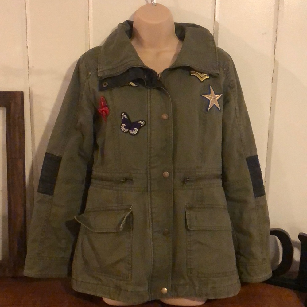 🌻 HARDLY WORN • Military Jacket, New York & Co.